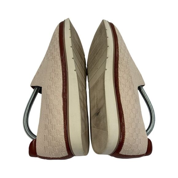 COBB HILL WOMEN’S CAMRYN SLIP-ON LOAFER. VANILLA KNIT. - Picture 4 of 10